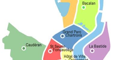 Kart av Bordeaux paris