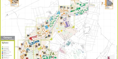Kart av Bordeaux skole